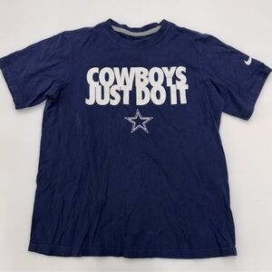 Nike Dallas Cowboys Just Do It Men’s Graphic T-Shirt Short Sleeve Size Large